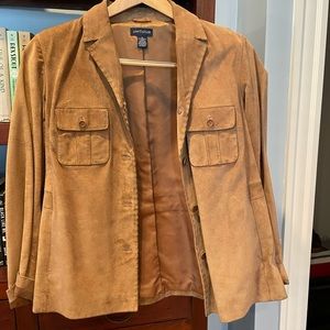 Ann Taylor Vintage 100% Suede Jacket